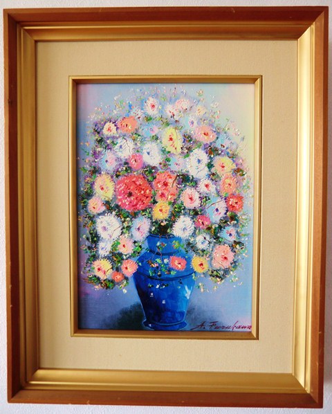 絵画　野の花